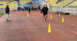 PDI desarrolló pruebas en estadio Francisco Sánchez Rumoroso, para formar los nuevos agentes policiales (3)