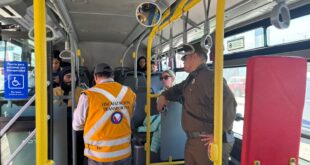 Primera fiscalización a buses eléctricos en la conurbación arrojó solo un 3% de evasión