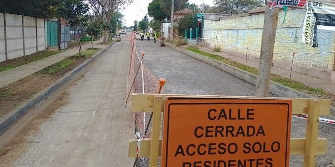 Cerca de un 85% de avance presentan las obras de renovación de redes de Aguas del Valle en la comuna de Ovalle