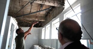 SLEP Elqui comenzó retiro de escombros y reparaciones en baños de Liceo Gabriela Mistral de La Serena