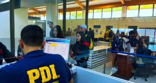 PDI desarrolla masivo control migratorio en aeródromo de La Serena