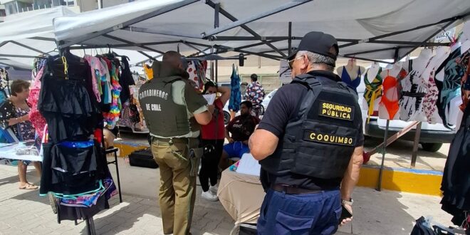 DISEP Coquimbo refuerza patrullajes contra el comercio ilegal trabajando de manera coordinada con Armada y Carabineros
