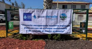 Vecinos de La Serena inauguran nuevo espacio comunitario gracias al fondo concursable de Aguas del Valle