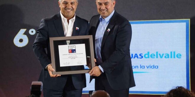 Aguas del Valle se mantiene en el Top Ten de mejores empresas para trabajar en Chile