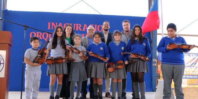 Escuela Juan Rendic de Nueva Talcuna en Vicuña conforma una orquesta infantil