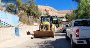 Más de un 25% de avance presentan las obras de renovación de Aguas del Valle en calle Guacolda de Andacollo