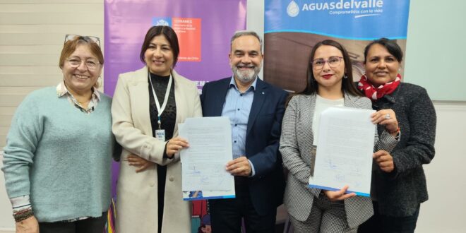 Aguas del Valle se incorpora a programa de buenas prácticas laborales con equidad de género de Sernameg