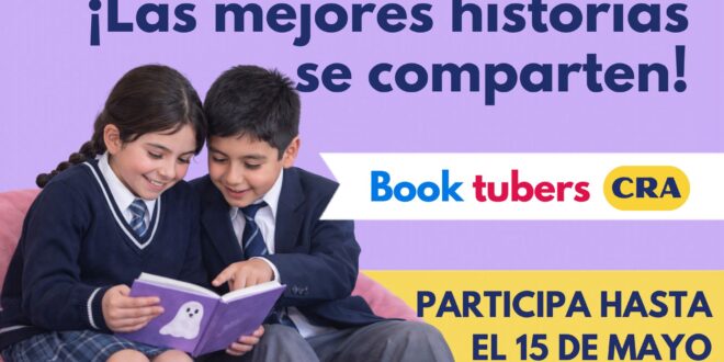 Ministerio de Educación abre convocatoria 2026 para participar en Booktubers Bibliotecas Escolares (CRA)